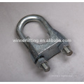 DIN741Malleable de Ferro, cabo de aço Galvanizado Clipes de retenção da China